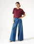 TEXTURED BOXY CROPPED TEE